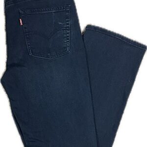Boys 18R Levi 511 Dark Washed Jeans